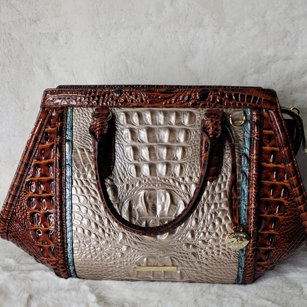 ☆ Brahmin Designer 3in1 Satchel Shoulder Purse NWT - Picture 6 of 15